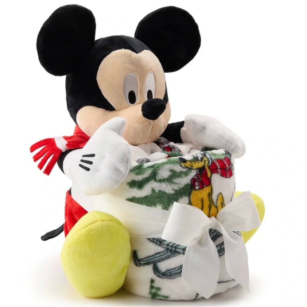 Mickey Mouse pillow buddy and throw blanket set
